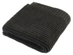 LIVARNO home Chenille blanket, 125 x 140 cm (dark green)