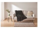 LIVARNO home Chenille blanket, 125 x 140 cm (dark green) - Image 2