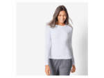 ESMARA® Women's long-sleeved T-shirt (S (36/38), white) - Image 2