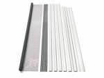 LIVARNO Aluminium insect screen door, 100 x 210 cm, with kick protection - Image 5