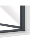 LIVARNO home Aluminum insect screen for window, 1.3 x 1.5 m (white) - Image 7