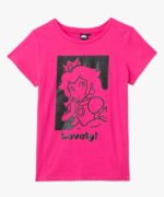 SUPER MARIO Damen-T-Shirt – Pink cotton shirt