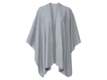 OYANDA Fleece poncho for women (XXS-XXL) gray