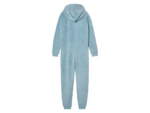 HIP & HOPPS kids’ fleece onesie, light blue, size 146/152, soft, warm, and washable. - Image 4