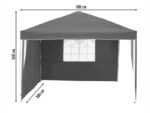 LIVARNO Aluminum Folding Pavilion, 2 Walls - Image 4