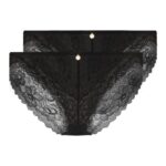 ESMARA Women’s 2-Pack Briefs (Black, M)