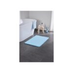 LIVARNO home Bathroom rug, 60 x 90 cm (blue) - Image 2