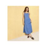 ESMARA® Women's muslin midi dress (36, pale blue) - Image 2