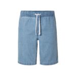 LIVERGY® Men's Denim Shorts (XL (56/58), Pale Blue)