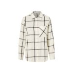 ESMARA Women's flannel shirt (beige, M (40/42))