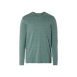 LIVERGY® Men's long-sleeved thermal shirt (M (48/50), green)