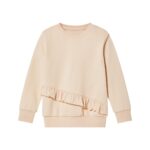 LUPILU Girls' sweatshirt (98/104, beige)