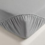 LOOKS by Wolfgang Joop Jersey fitted sheet, 90 – 100 x 200 cm (gray) - Image 2
