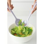 FACKELMANN Salad Spoon Set, purple - Image 2