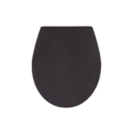 WENKO Toilet seat 3D Relief (black lid)