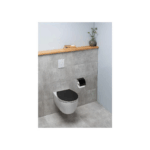 WENKO Toilet seat 3D Relief (black lid) - Image 2