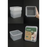 KEEEPER Set of 5 Plastic Storage Boxes
