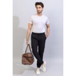 Livergy Men's cargo sweatpants (black, S (44/46)) - Image 2