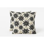 LIVARNO Set of 2 satin microfiber pillow covers, 40x40 cm,