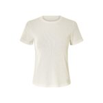 ESMARA Women's ribbed long-sleeved T-shirt (M (40/42), white)