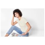 ESMARA Women's ribbed long-sleeved T-shirt (M (40/42), white) - Image 2