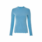 ESMARA® Women's long-sleeved T-shirt, 2 pieces (black/blue, L(44/46)) - Image 3