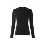 ESMARA® Women's long-sleeved T-shirt, 2 pieces (black/blue, L(44/46)) - Image 5