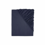 LIVARNO home Stretch jersey sheet, 140 – 160 x 200 cm (blue)