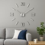 AURIOL® Wall Clock for Finishing, Ø 90 – 120 cm (Roman numerals) - Image 2