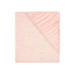 LIVARNO home Stretch jersey sheet, 180 – 200 x 200 cm (rose)