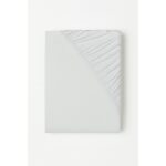 LIVARNO home Stretch jersey sheet, 180 – 200 x 200 cm (white)