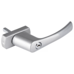 Lockable window handle (silver)