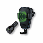 TRONIC Smartphone car holder with QI® charger, 10W - Image 2