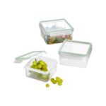 ERNESTO® Food container set, 3-piece (square, 3-piece set) - Image 2