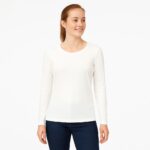 esmara® Women's long-sleeved T-shirt, 2 pieces (L (44/46), red/white) - Image 2