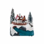 Livarno LED Christmas Village with Skaters
