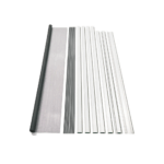 LIVARNO Aluminium insect screen door, 100 x 210 cm, with kick protection - Image 5