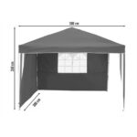 LIVARNO home Folding garden pavilion, anthracite - Image 4