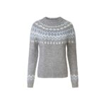 ESMARA Women's Grey Knit Sweater