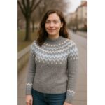 ESMARA Women's Grey Knit Sweater - Image 2