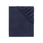 LIVARNO home Fleece fitted sheet, 90 – 100 x 200 cm (blue)