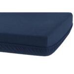 LIVARNO home Fleece fitted sheet, 90 – 100 x 200 cm (blue) - Image 2