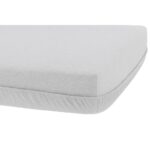LIVARNO home Fleece fitted sheet, 90 – 100 x 200 cm (pale grey) - Image 2