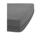 LIVARNO home Fleece fitted sheet, 180 – 200 x 200 cm (dark grey) - Image 2