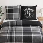 Gin Tonic 3-piece flannel bedding set - Image 2