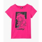 SUPER MARIO Damen-T-Shirt – Pink cotton shirt, L