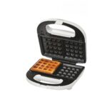 SWITCH ON White Waffle Maker 750W