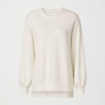 ESMARA Women’s Sweater (Off-White, M)
