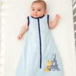 Lupilu Baby Sleeping Bag, 6-18 Months, Light Blue - Image 2