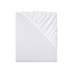 LIVARNO Jersey Fitted Sheet, 90-100x200cm, White